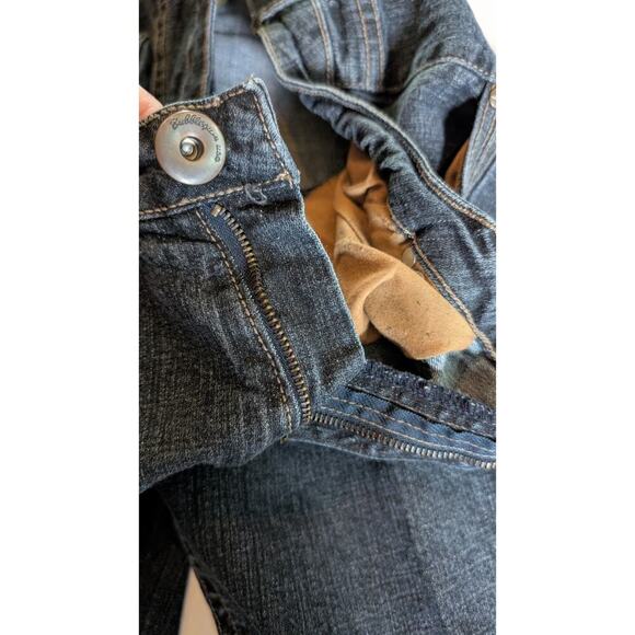 VTG Bubblegum USA Brand Blue Jeans Women's Size 20 Plus Bootcut Pink Keychain - Picture 7 of 10